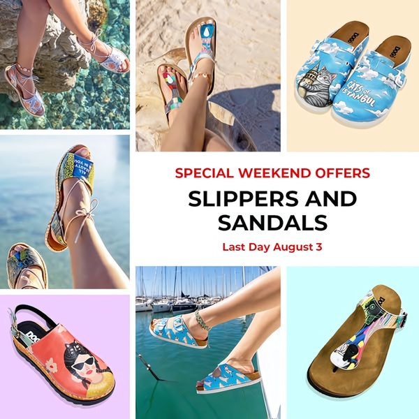 sandals, slippers, flip flops, summer shoes, casual footwear, beach sandals, slide sandals, limited time deal, lifestyle, playful, fresh, blue, neutral